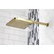 Showerscape K250A7CK 9-5/8-Inch Square Shower Head with Shower Arm, Brushed Brass K250A7CK - alternate 4
